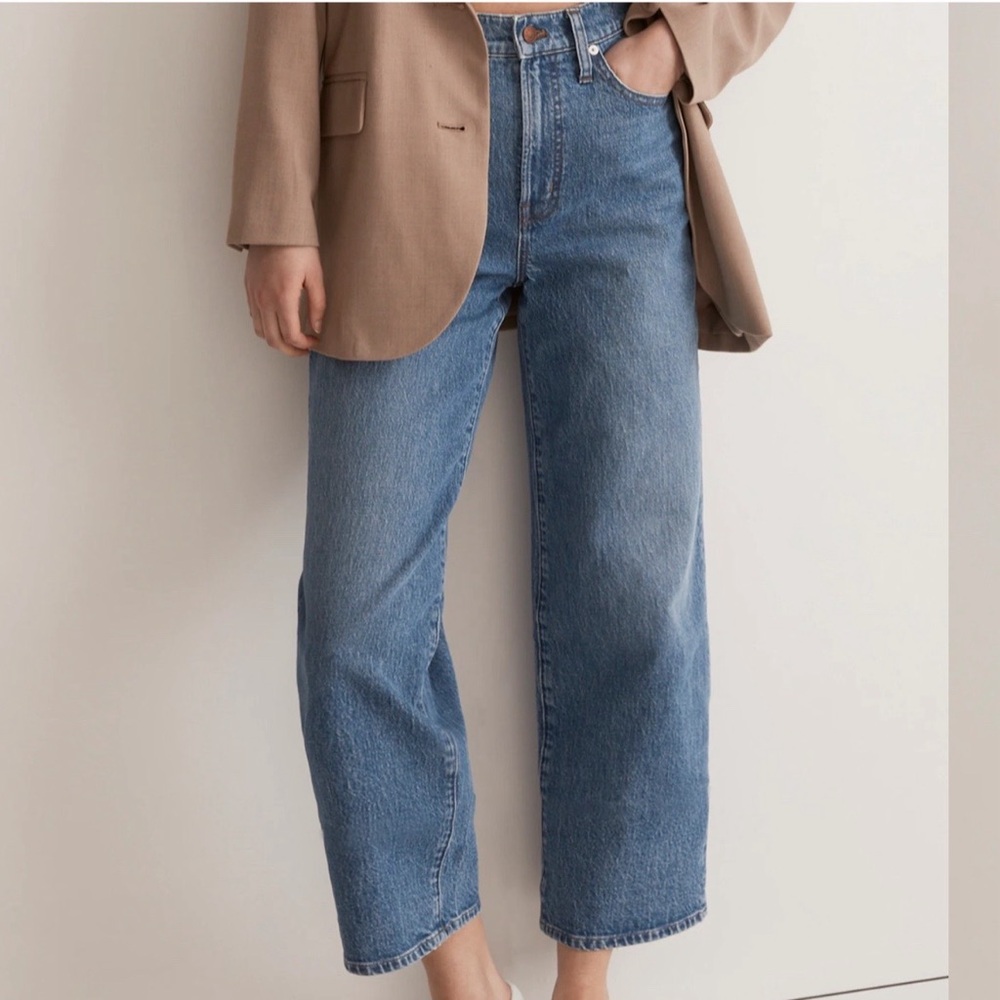 Madewell The Perfect Vintage Wide-Leg Crop Jean